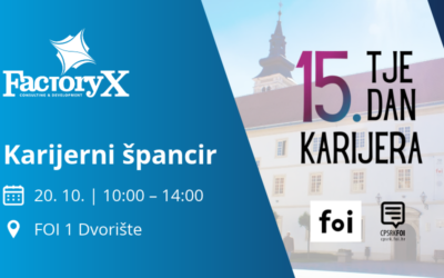 Upoznajte Factory X na 15. Tjednu karijera na FOI-ju!
